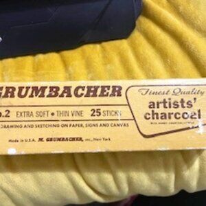 Vintage Grumbacher Artist's Charcoal Extra Soft # 2